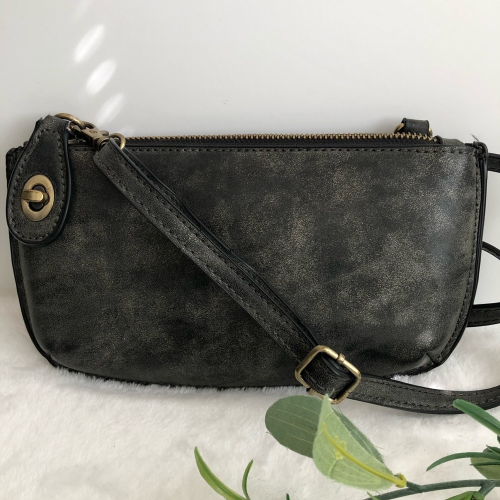 Joy Susan Crossbody Bag, Dark Gray